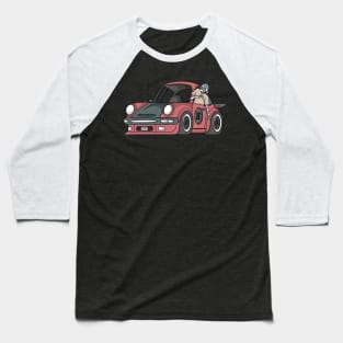 Car and skull Baseball T-Shirt